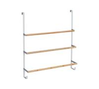 Wenko Porte-serviettes de porte en bambou (blanc)