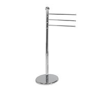 WENKO Porte-Serviettes Exclusif Chrome - Porte-vêtements, 3 Bras, Acier, 48.5 x 90 x 28.5 cm, Chromé