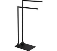 WENKO Porte-serviettes Hella en métal noir 43,5 x 78,5 x 20 cm