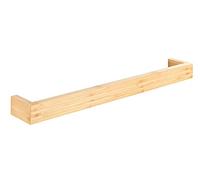 WENKO Porte Serviettes Mural Bambusa | Barre Porte-Serviettes 60 cm | Fixation incluses | Qualité Haut de Gamme | Accessoire Salle de Bain | Bois de Bambou certifié FSC® | 60x9x5 cm | Bois