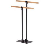 Wenko - Porte-serviettes sur pied Forli en acier et bambou - Hauteur 77,50 cm - Noir - Forli Noir G