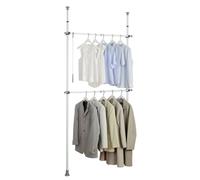 WENKO Portemanteau télescopique Hercules 50610100 gris métal 75,0 - 120,0 x 165,0 - 300,0 cm