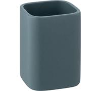 Wenko pot à dents céramique Hexa - bleu céramique bleu 6 -5 x 6 -5 x 9 cm - 6,5 x 6,5 x 9 cm