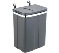 Wenko Poubelle de porte Wenko by Maximex Capacité 12 l Polypropylène 26×34×17 cm Gris