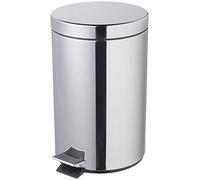 Wenko Poubelle à pédale en Acier Inoxydable 12 l