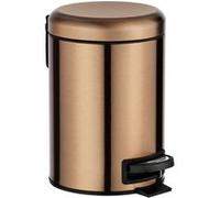 Poubelle à pédale indus Leman - 3 L - Marron cuivré