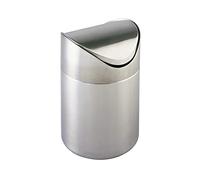WENKO Poubelle cosmétique Otranto acier inox Poubelle avec couvercle oscillant Satiné