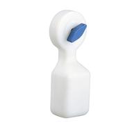 WENKO Purgeur de radiateur, purge propre et rapide du chauffage grâce au réservoir de récupération de 120 ml, purgeur de radiateur en plastique, adapté aux radiateurs courants, blanc/bleu
