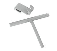 WENKO Raclette en silicone Mola - Duschabzieher, Silicone, 21 x 24.5 x 4 cm, Gris