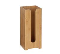 WENKO Range Papier Toilette Bois bambusa 3 Rouleaux | Stockage Papier Toilette, stockeur PQ | Rangement et Mise à Disposition élégante des Rouleaux | Bambou | 15x35,5x14 cm | Bois