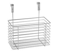 WENKO Rangement Placard Cuisine à suspendre M, Panier de rangement pour placard, Métal, 24x15x24.5 cm, brillant
