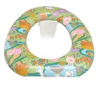 WENKO Réducteur WC enfant Baby Soft, Abattant WC enfant, se clipse sur les WC, Plastique rembourré effet coussin