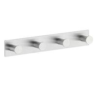Wenko Réglette de crochets Celano Quadro – 4 crochets, autoadhésive, inox