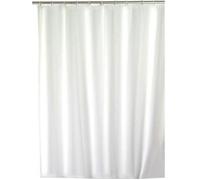 Wenko Rideau de douche blanc, textile lavable, 120 x 200 cm
