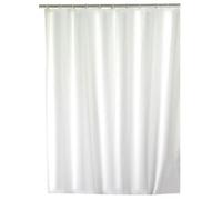 Wenko Rideau de douche blanc, textile lavable, 120 x 200 cm