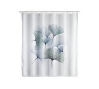 Wenko Rideau de douche Ginkgo – Anti-moisissure, lavable, hydrofuge, 180×200 cm, multicolore