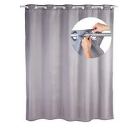 WENKO Rideau de douche Comfort Flex gris lavable Gris