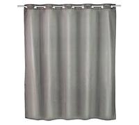 WENKO Rideau de Douche Comfort Flex Taupe - Lavable, Polyester, 180 x 200 cm, Taupe