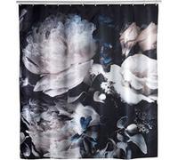 - Rideau de douche design Peony - Polyester - 180 x 200 cm - Noir - Peony