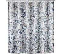 - Rideau de douche design Terrazzo - Polyester - 180 x 200 cm - Gris - Terrazzo