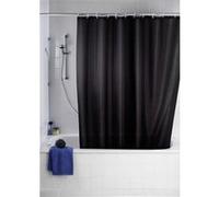 Wenko - Rideau de douche Plain - 180 x 200 cm - PLAIN Noir G