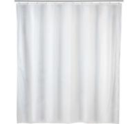 WENKO Rideau de douche pour baignoires, anneaux inclus 240x180 cm Uni blanc douche