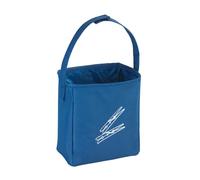 WENKO Sac Porte Pinces à Linge Bleu, Polyester, 17 x 19 x 10 cm, Bleu