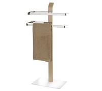 Wenko Samona portemanteau sur pied bois-argenté 20396100
