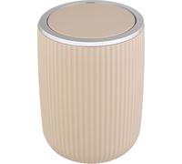 WENKO Seau à couvertures à bascule AGROPOLI S LHT 14.50x20x14.50 cm beige
