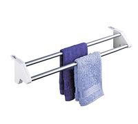 WENKO Sèche-Linge pour radiateur Twin - télescopique, Aluminium, 60 x 13 x 11.5 cm, Aluminium