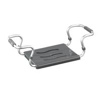 WENKO Siège Baignoire Adaptable 55-65 cm, capacité de Charge 120 kg, Gris