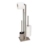 WENKO STAND RIVALTA ENSEMBLE AUTOPORTANT AVEC BROSSE WC ET PORTE-ROULE