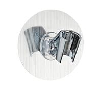 WENKO Static-Loc® support douchette fixer sans percer Argent