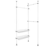 WENKO Système de penderie télescopique Hercules Duo