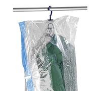 WENKO Système Sac à vêtements sous Vide XL - Vakuum Aufbewahrungsbeutel, Polyéthylène, 70 x 145 cm, Transparent