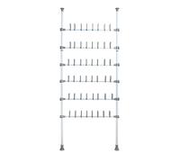 WENKO Système télescopique Herkules Shoes Système d'ordre réglable, étagère à Chaussures Blanc