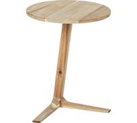 WENKO Table d'appoint Acina, pratique et polyvalente, marron