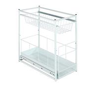 WENKO Tablettes coulissantes Cuisine Montage Rapide Blanc