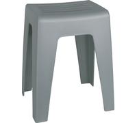 WENKO tabouret de bain KUMBA siège plastique douche salle de bain tablettes surface WC invités cuisines