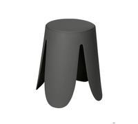 WENKO Tabouret Design Moderne COSIMO | Assise Rembourrée | 3en1: Siège, Table d'appoint ou Panier | Salon, Salle de Bain | Gris