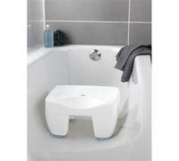 Tabouret Pour Baignoire Secura - Pieds Antidérapants - Blanc Blanc
