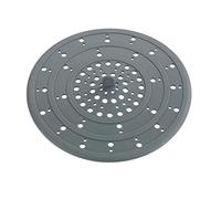 Wenko Tamis d'évier Sava en silicone 12 x 0,3 x 12 cm Gris