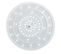 WENKO Tamis d'évier Silicone - pour la Cuisine, Silicone, 12 x 0.3 x 12 cm, Blanc