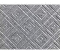 WENKO Tapis Anti-dérapant Design Gris - Tapis de tiroir, découpable, Polychlorure de Vinyle, 50 x 150 cm, Gris