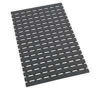 WENKO Tapis de Baignoire Arinos Gris Tapis de Baignoire antidérapant avec ventouses Gris