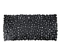 WENKO Tapis de baignoire Paradise noir antidérapant, ventouses Noir