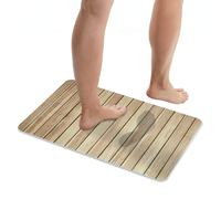 Wenko tapis de bain 80x50 cm rectangulaire beige 26649100