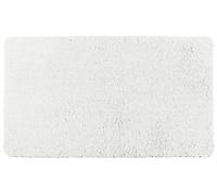 WENKO Tapis de bain Belize blanc 55 x 65 cm - Tapis de bain, sûr, moelleux, sans peluches, Polyester, 55 x 65 cm, Blanc