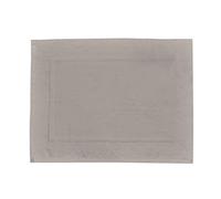 WENKO Tapis de Bain, Tapis Salle de Bain Taupe, 100% Coton, 800g/m², 50x70 cm
