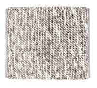 WENKO Tapis de Bain Urdu Taupe, visuel Moderne à Effet mêlé, qualité Robuste, entièrement Non-Pelucheux, Absorption d'humidité Importante, séchage Rapide, Lavable, antidérapant, 55 x 65 cm